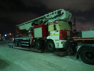 Доставка пожарной машины 